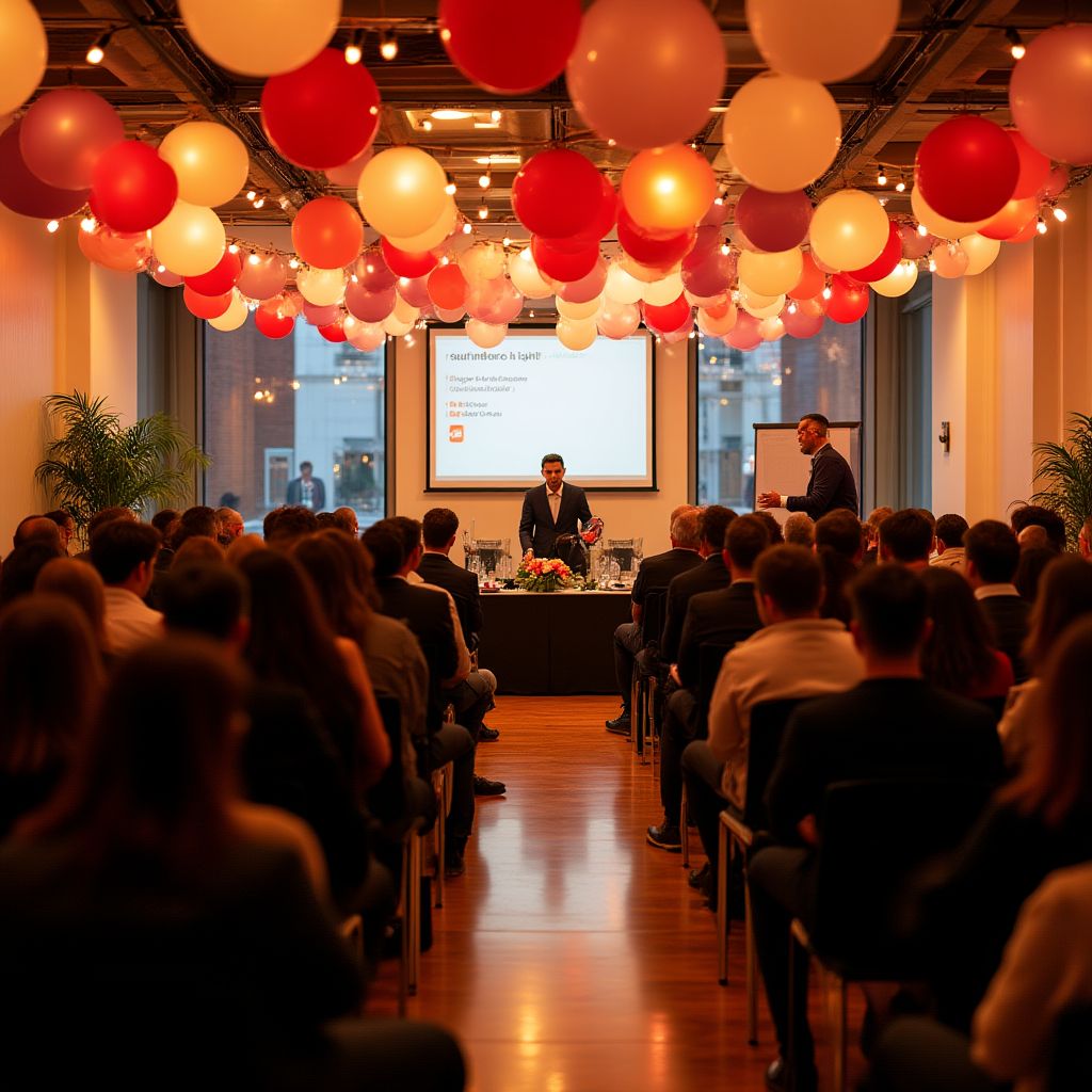 Celebración de aniversario de la empresa
